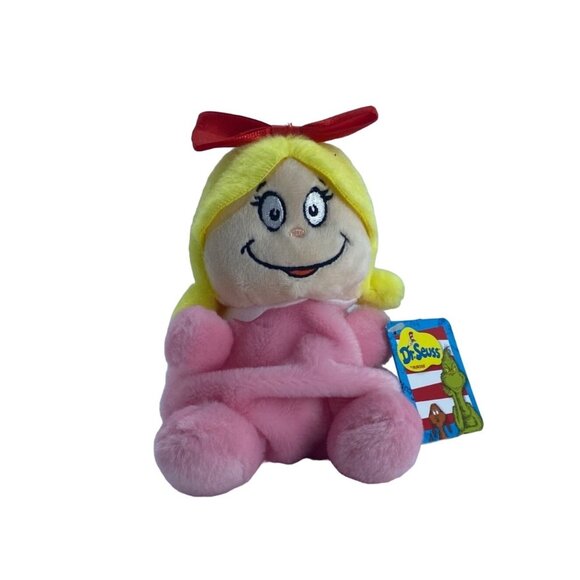 Dr. Seuss Cindy Lou Who Plush Doll By Aurora Stuffed Toy NWT - Picture 1 of 7